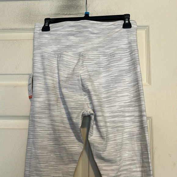 Jockey Leggings Size Medium White Gray - Picture 7 of 8